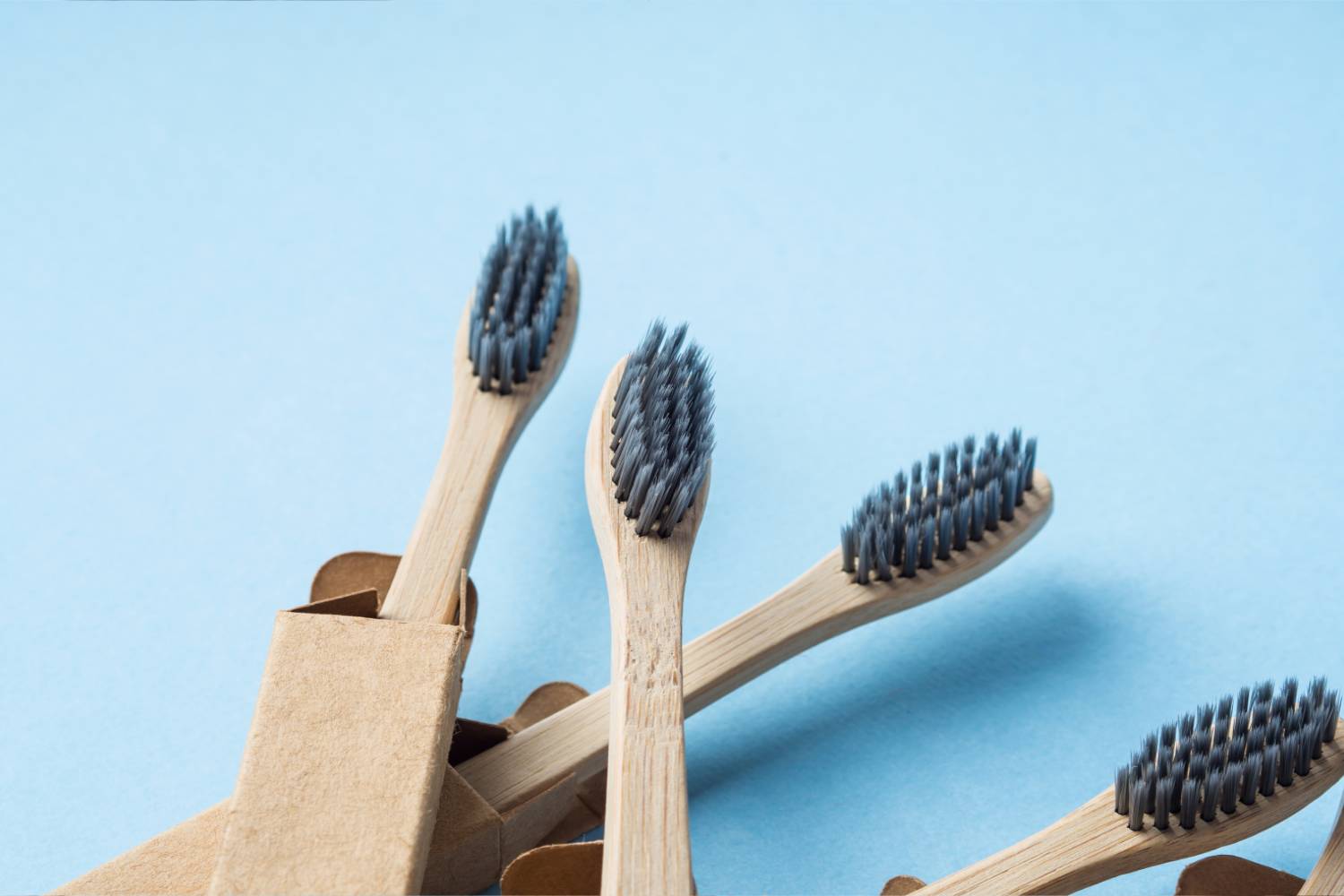 2023 Best Bamboo Toothbrush with charcoal bristles